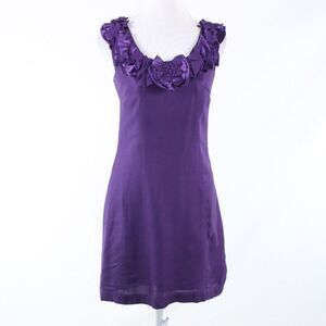 Baraschi purple sleeveless sun dress 0